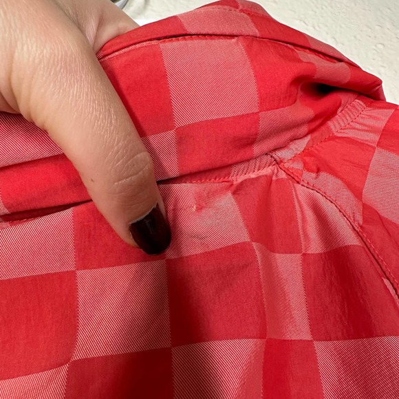 NIKE NSW Windrunner Checkered Black Red Jacket L - Picture 11 of 12